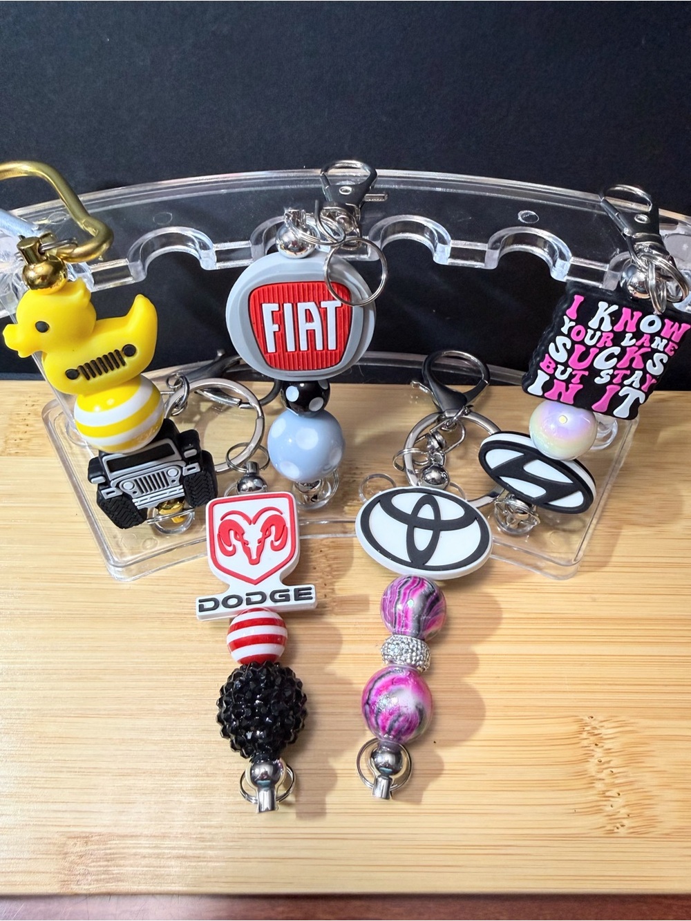 New Beaded Car Keychains
